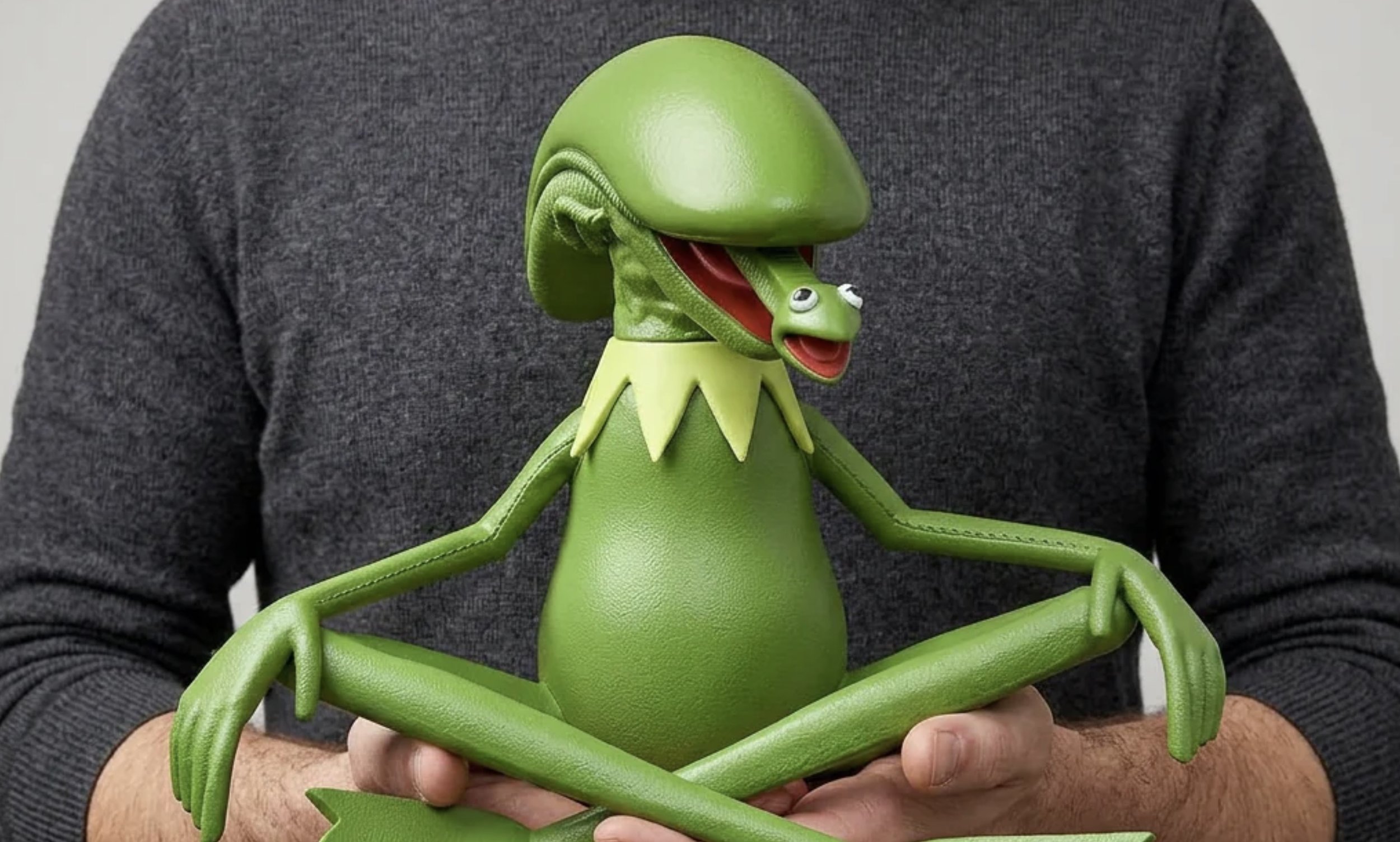 XenoFrog Figure Brings Kermit and Alien Together in a Wildly Fun